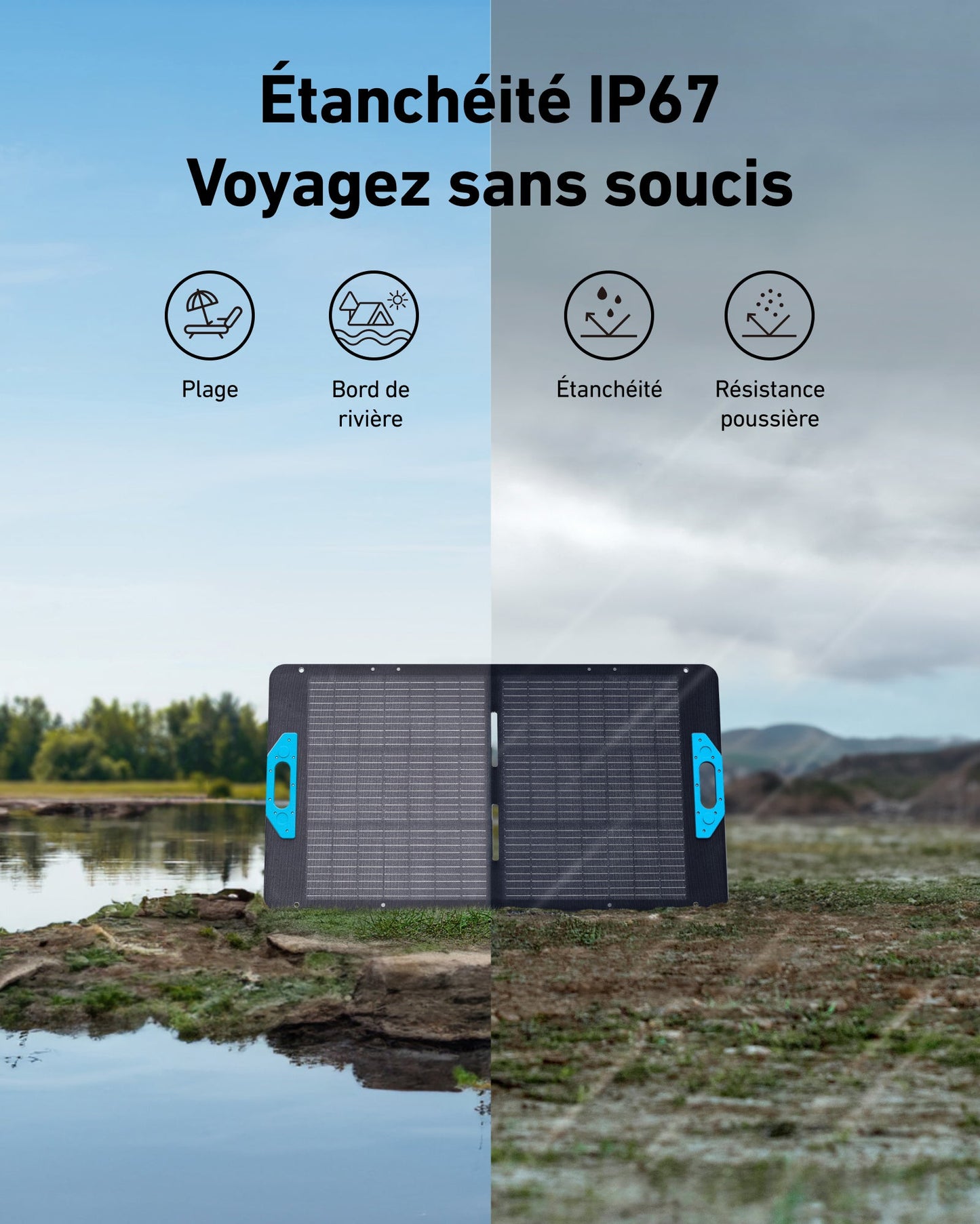 Anker SOLIX PS100 panneau solaire portable (100 W)