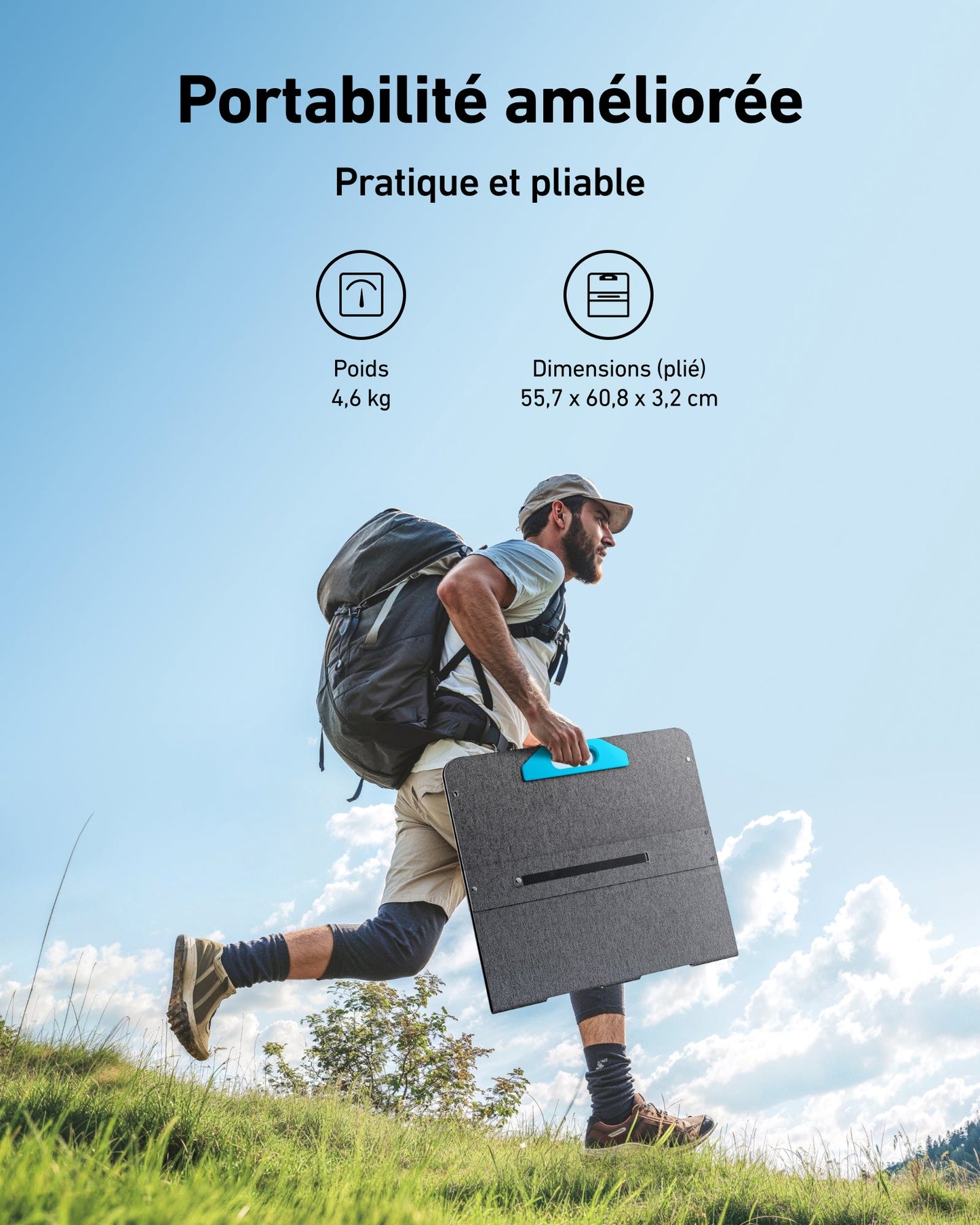 Anker SOLIX PS100 panneau solaire portable (100 W)