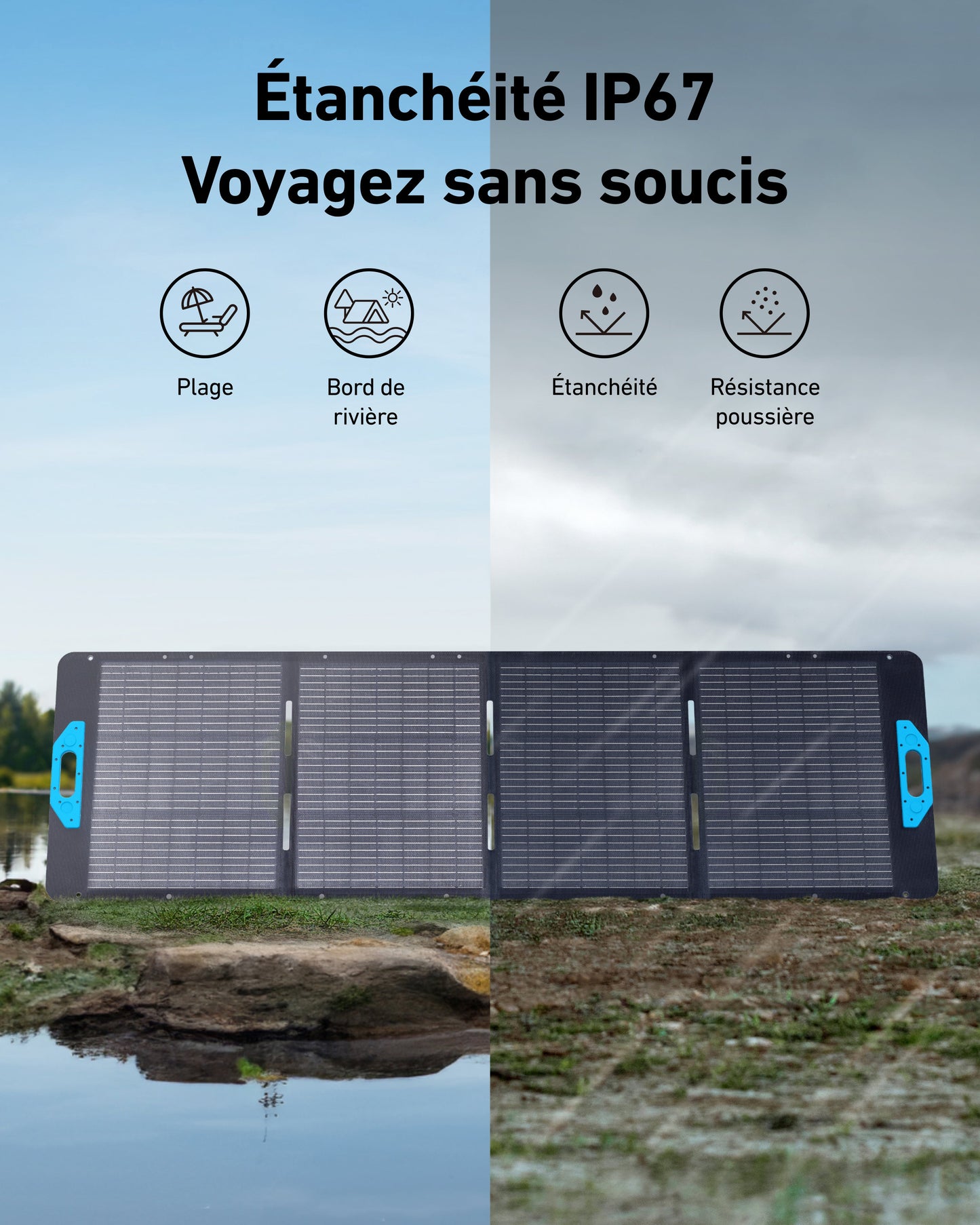 Anker SOLIX PS200 panneau solaire portable (200 W)
