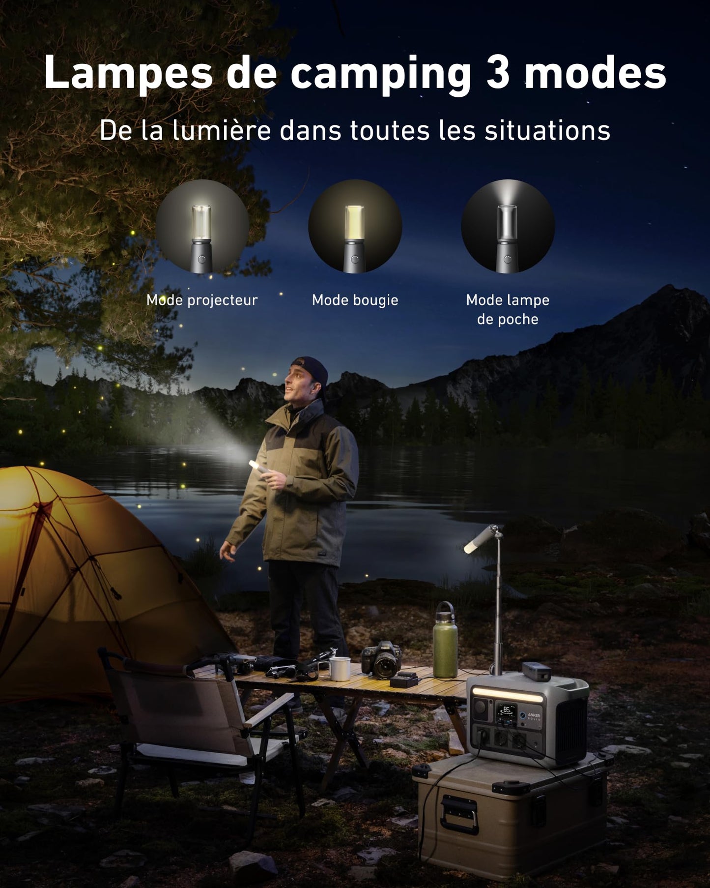 Anker SOLIX C800 Plus générateur solaire + panneau solaire 200 W