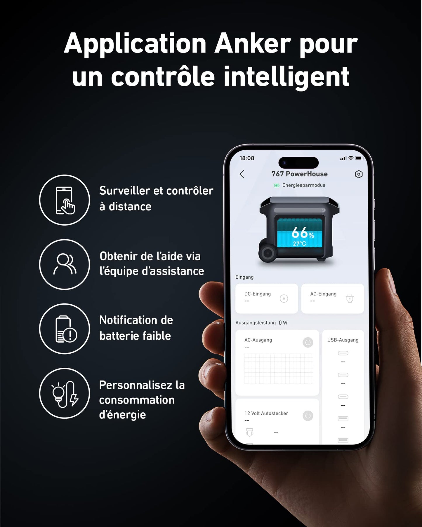 Anker SOLIX F2000 générateur solaire + 2 panneaux solaires 200 W