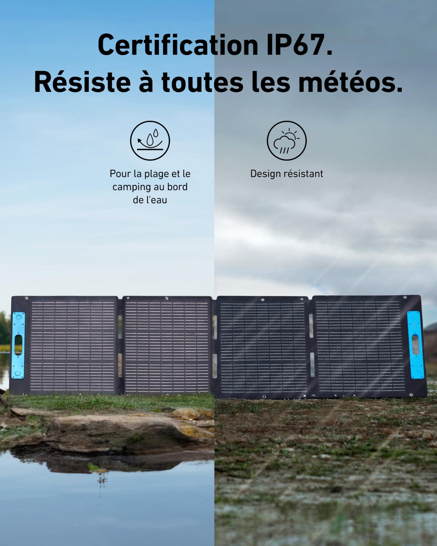 C1000 générateur solaire + panneau solaire 400W - Anker SOLIX FR