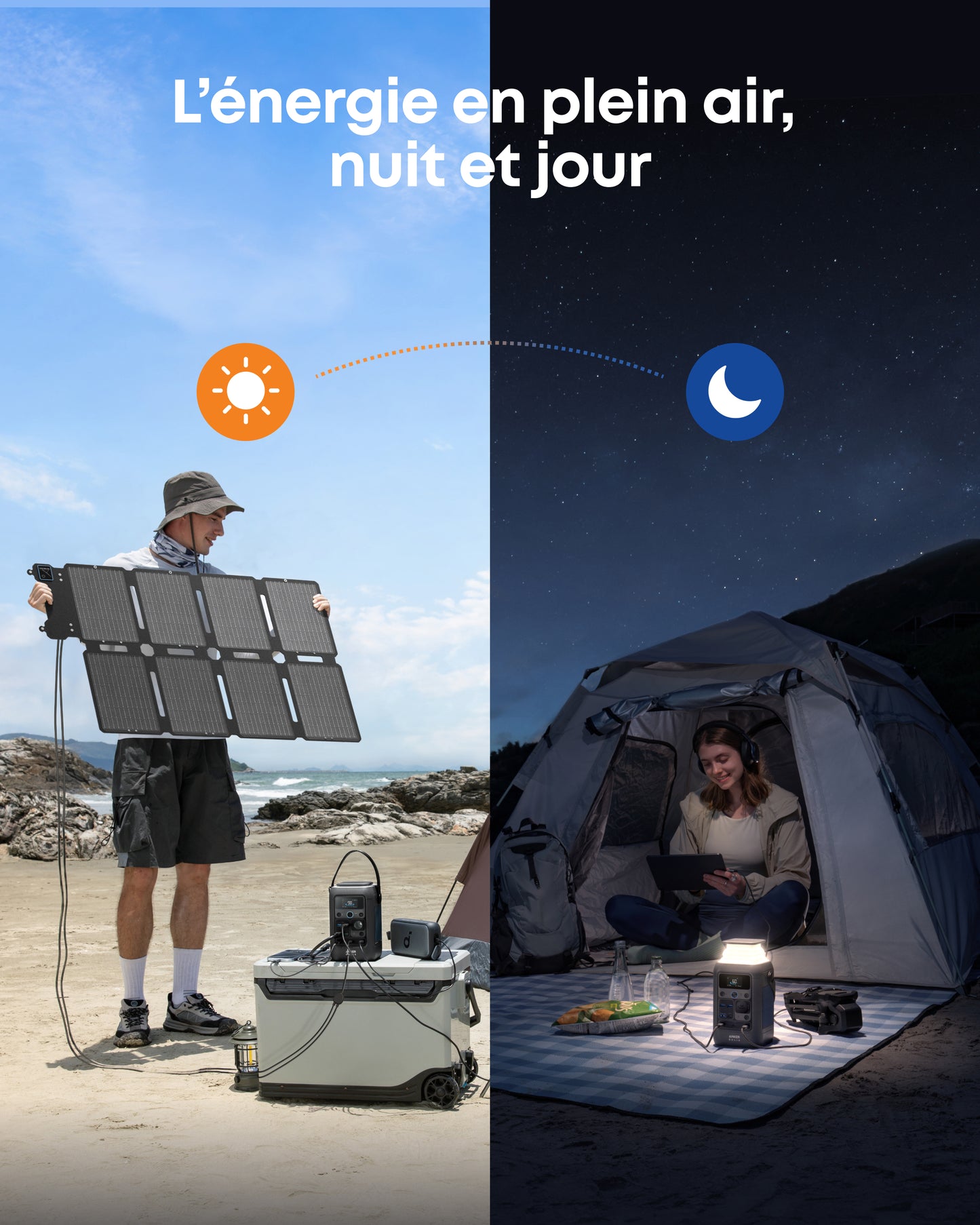 Panneau solaire portable Anker SOLIX PS100X