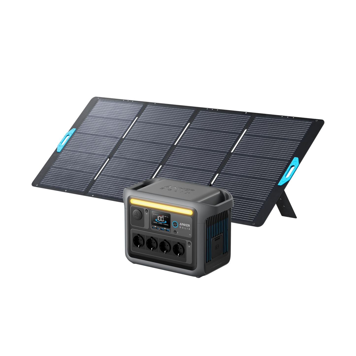 C1000 générateur solaire + panneau solaire 400W - Anker SOLIX FR
