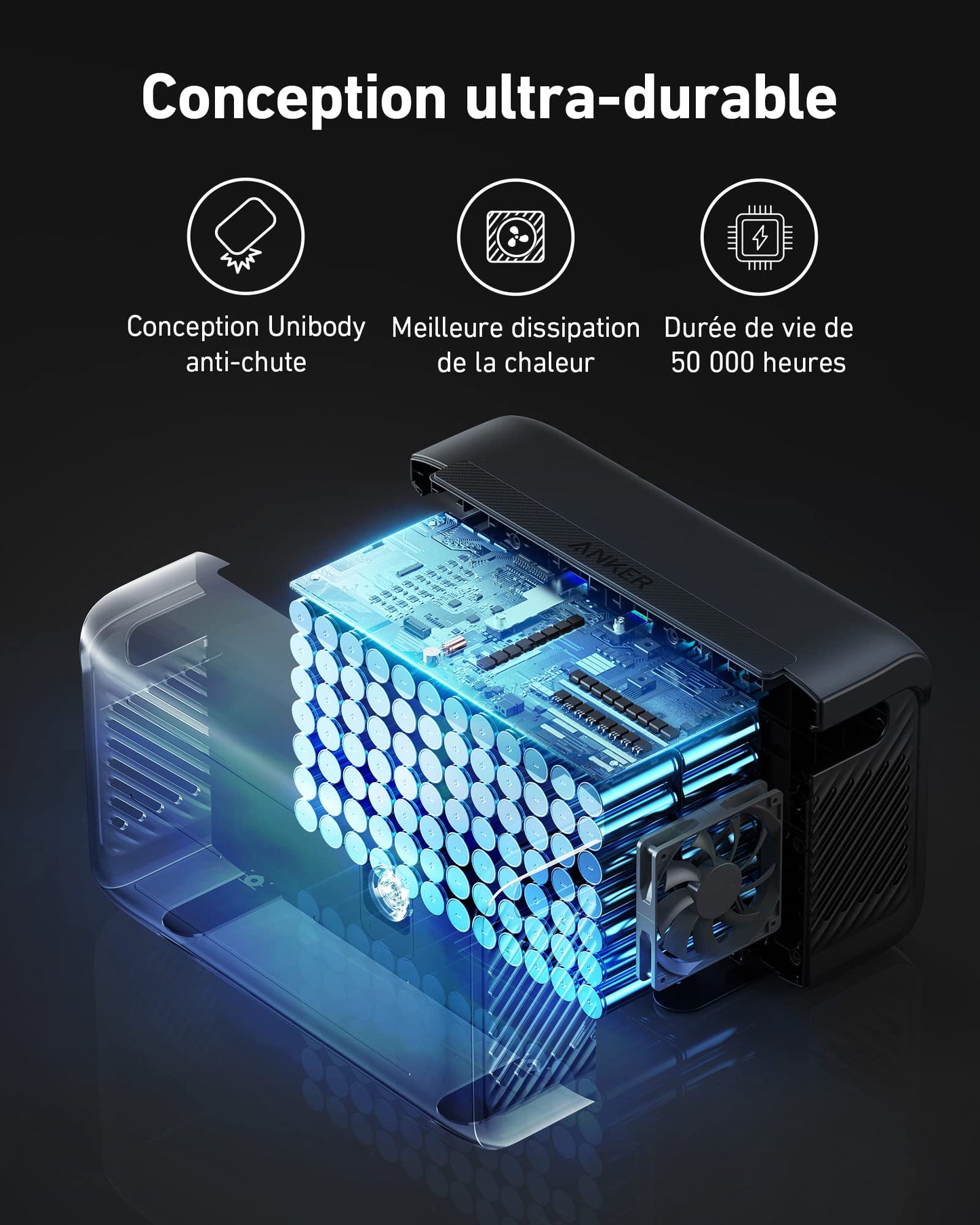 Anker SOLIX BP2000 batterie additionnelle - 2 048 Wh LFP (pour station F2000)