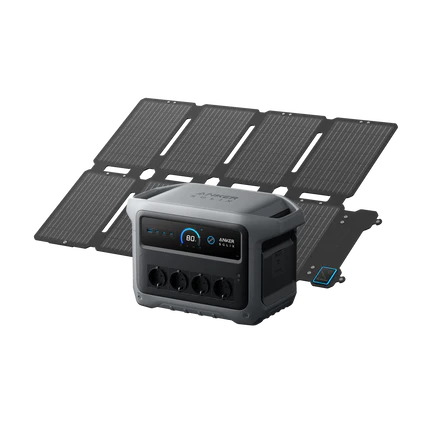 Station électrique portable Anker SOLIX C1000 Gen 2 et PS100X Portable Solar Panel