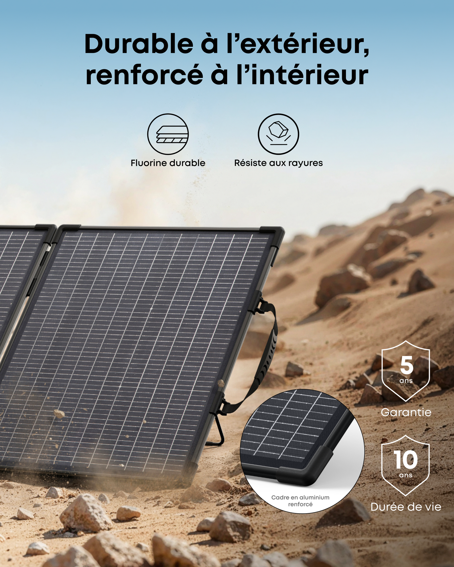 Anker SOLIX PS100 panneau solaire portable bifacial