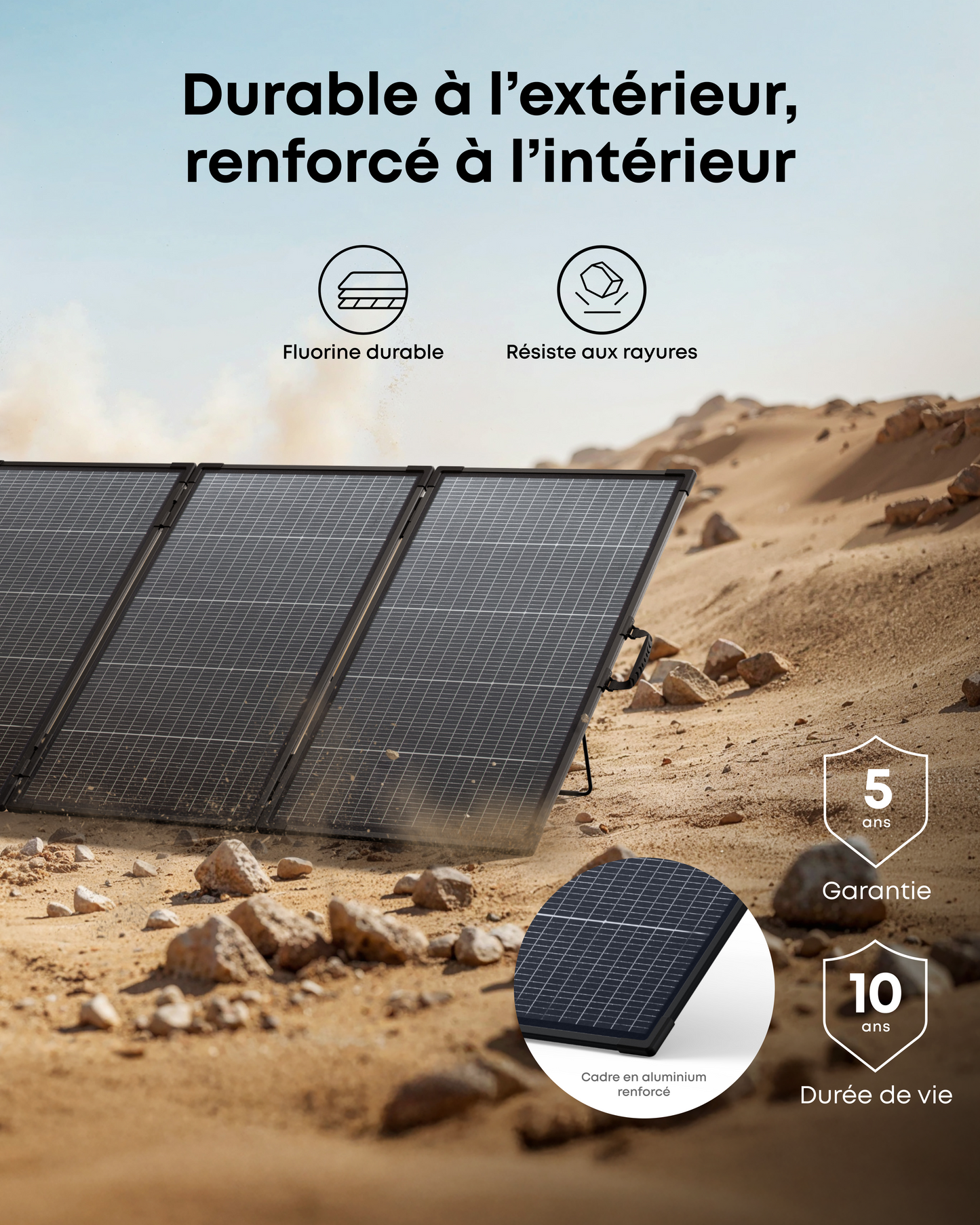 Anker SOLIX PS400 panneau solaire portable bifacial