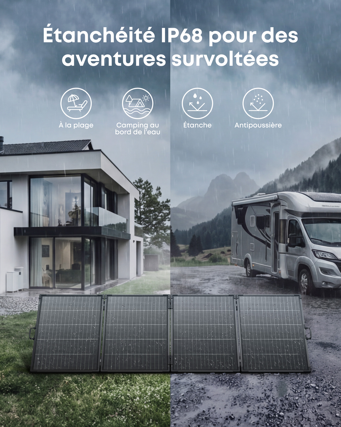 Anker SOLIX PS400 panneau solaire portable bifacial