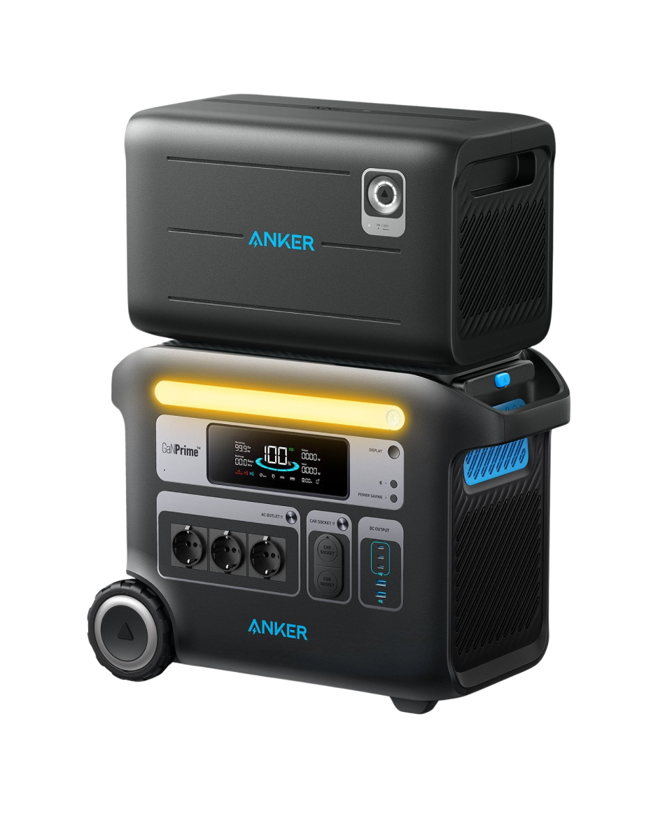 Anker SOLIX &lt;b&gt;F2000&lt;/b&gt; + batterie additionnelle - 4 096 Wh | 2 400 W