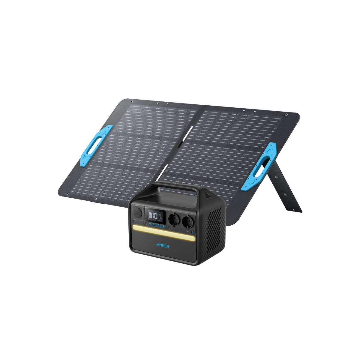 Anker SOLIX &lt;b&gt;535&lt;/b&gt; générateur solaire + panneau solaire 100 W